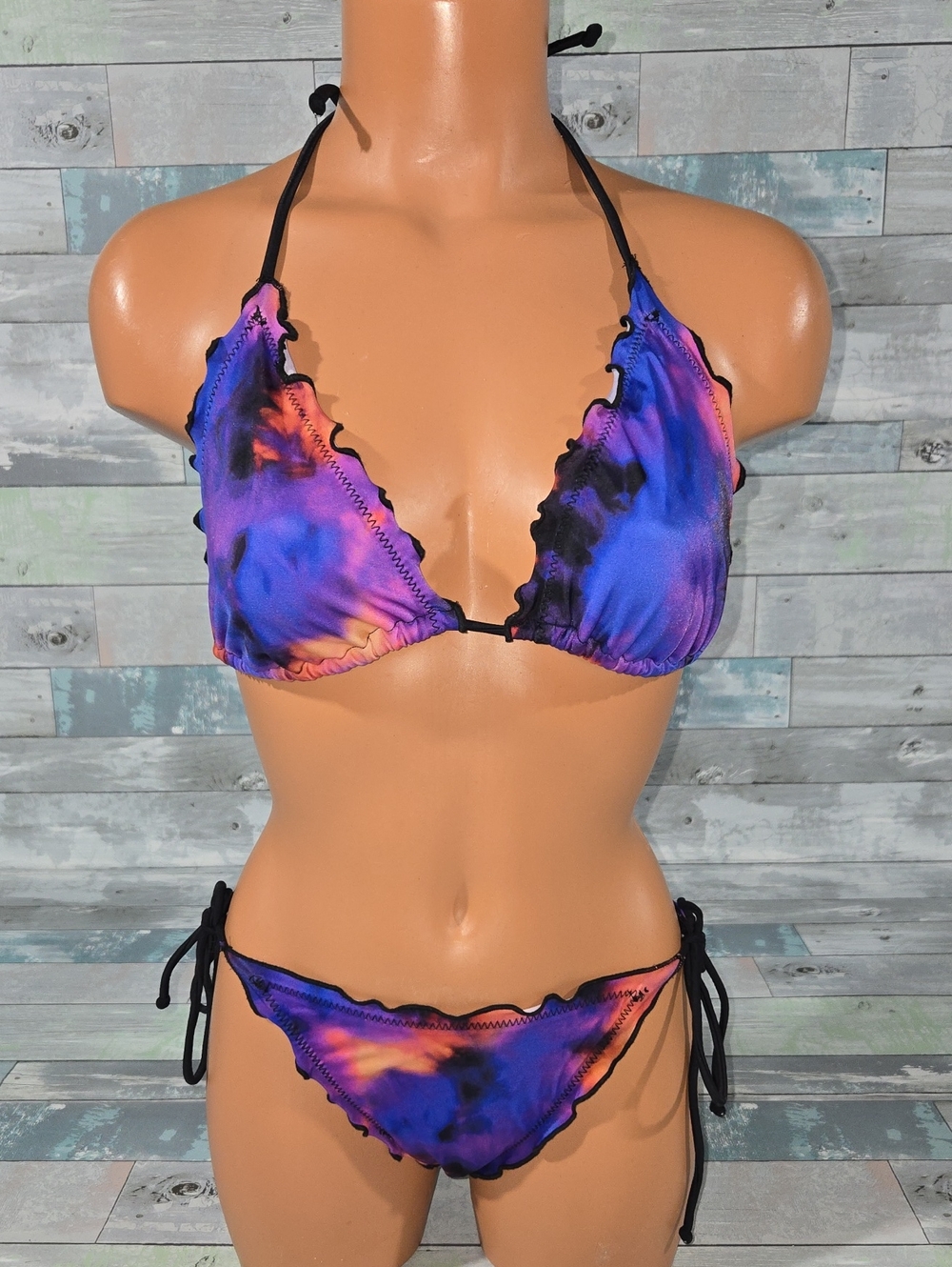 Venus Two Piece Bikini Swim Suit Sz C Top And 8 Bottom